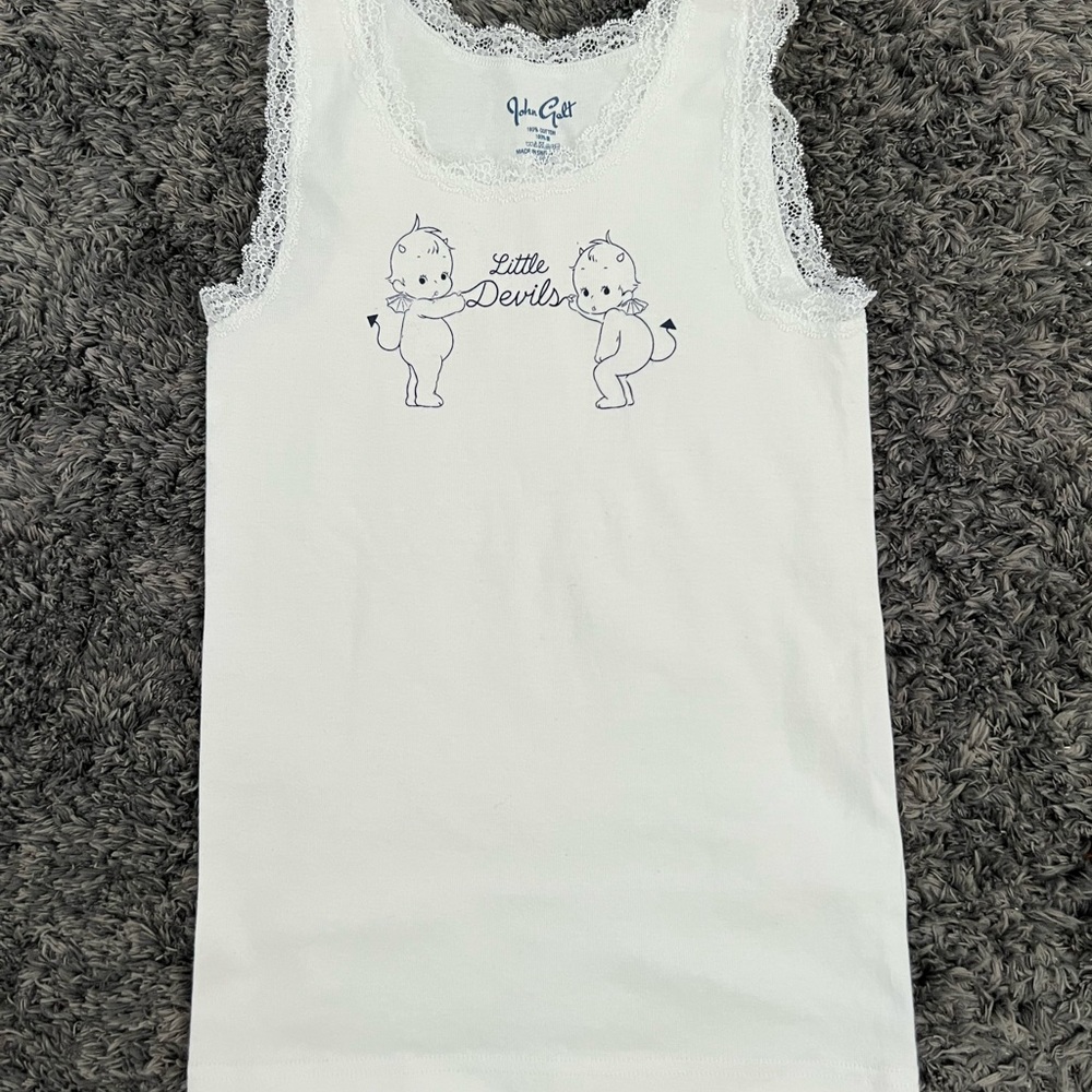 Brandy Melville Little Devils Lace Tank Top - Picture 2 of 4
